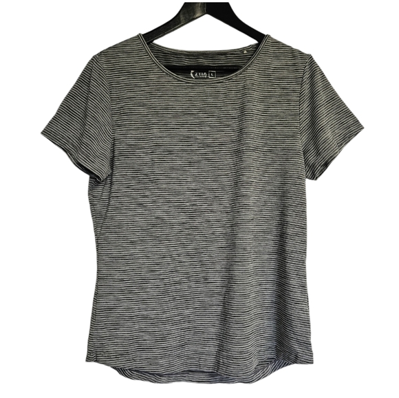 Zyia women's black and white Active tee - Picture 1 of 7